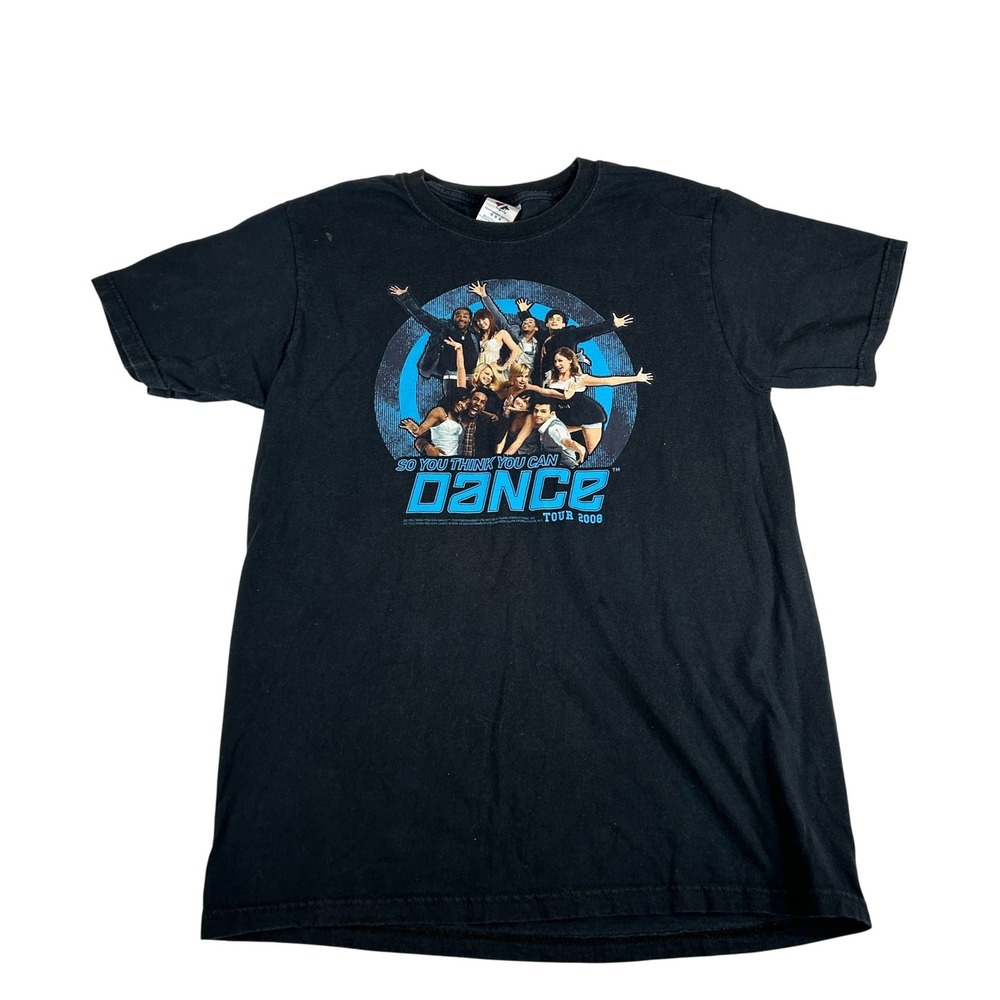 Jerzees So You Think You Can Dance Tour 2008 Graphic‎ T-Shirt Black Mens Medium